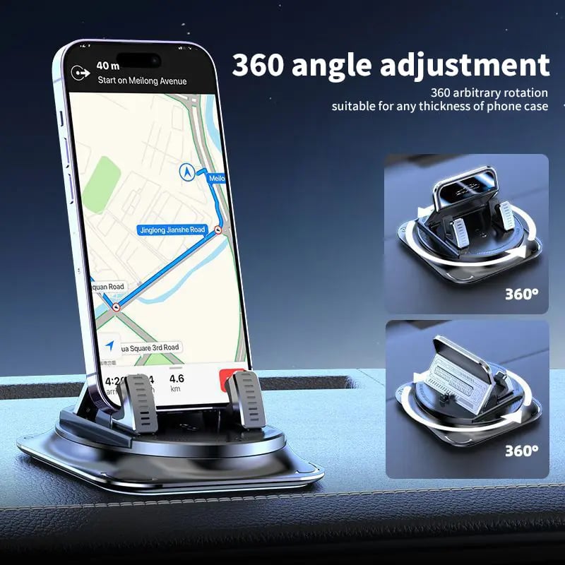 🚗 50% OFF Today | 360° Rotating Car Phone Holder™ – Stable Grip, Easy View