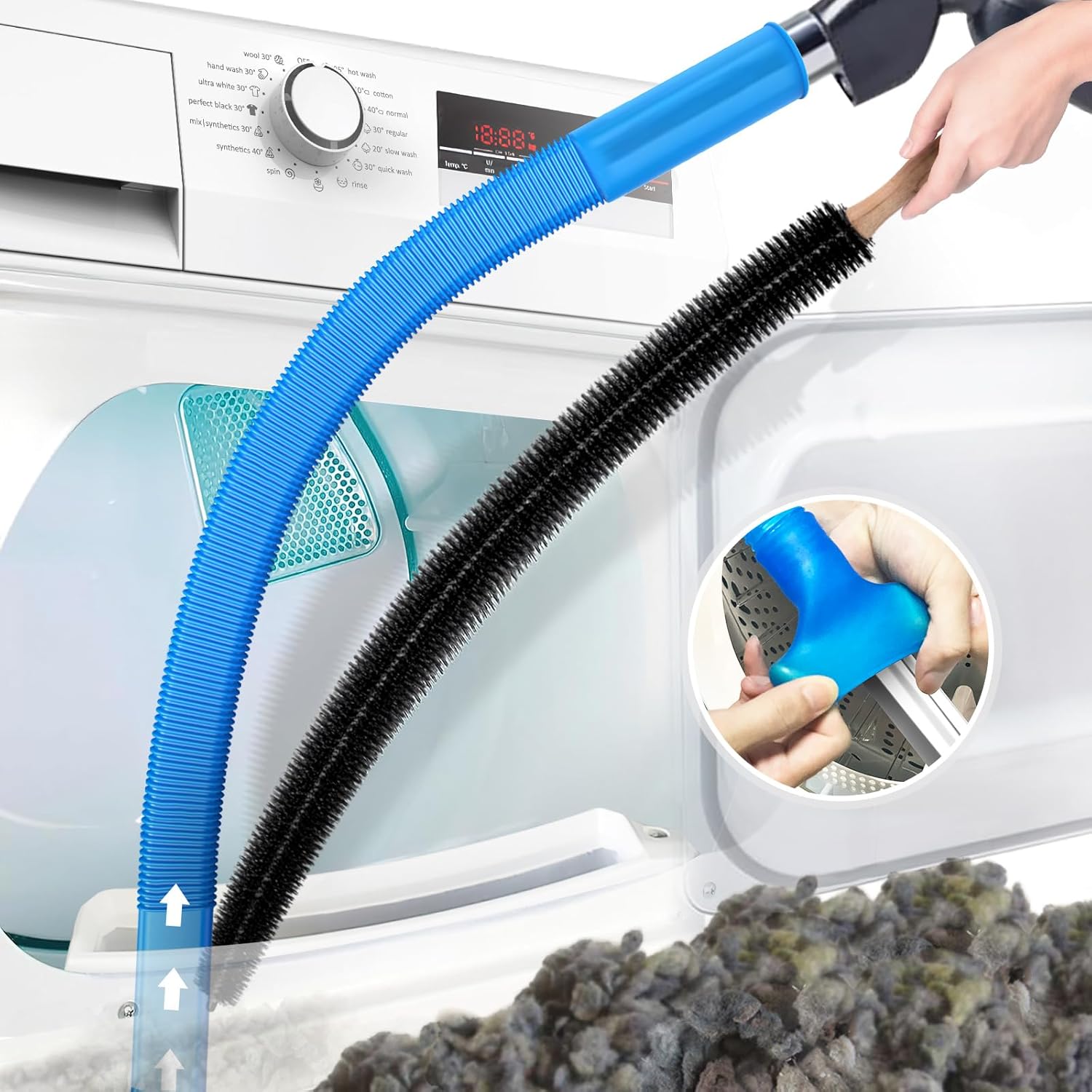 🔥 50% OFF Today – Dryer Vent Cleaner Kit | Deep Lint Removal Tool for Faster, Safer Drying