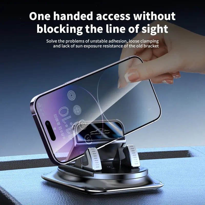 🚗 50% OFF Today | 360° Rotating Car Phone Holder™ – Stable Grip, Easy View