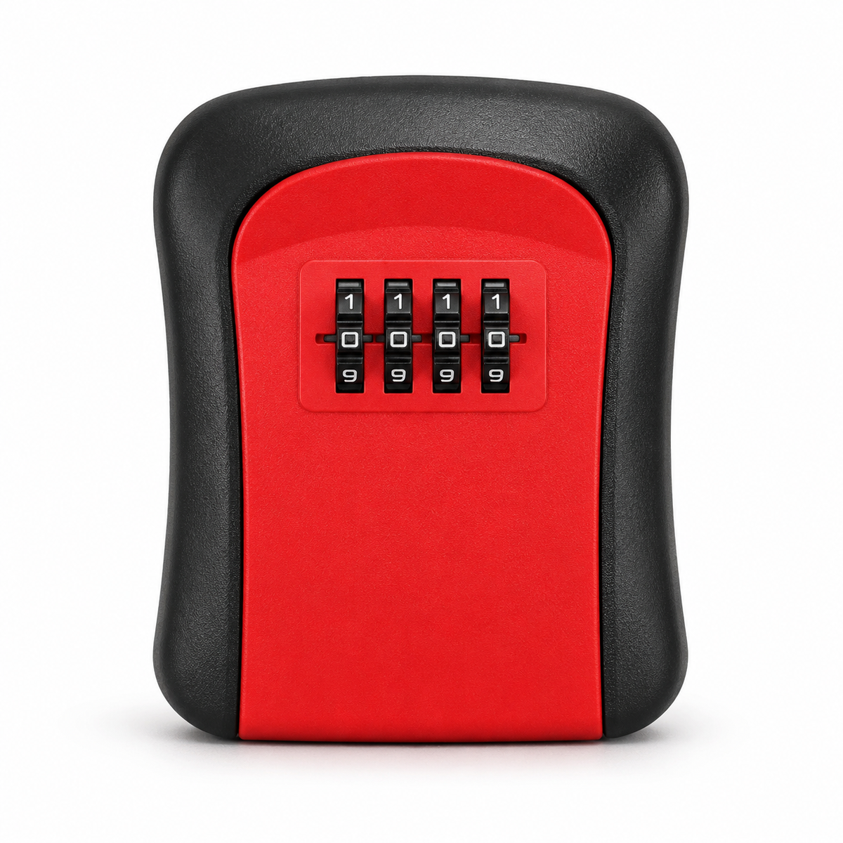 Wall Mounted Key Lock Box with 4-Digit Combination – Weather-Resistant Outdoor Spare Key Safe