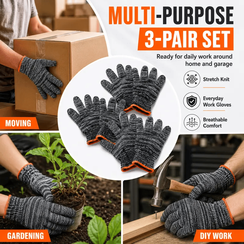 🔥 50% OFF | Breathable Grip Gardening Gloves for Men & Women