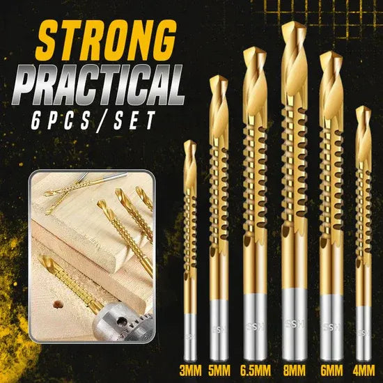 ⚡ Limited Time Deal: 6PCS Twist Drill Bit Set – Heavy Duty Power Tool Accessories, Save Today!