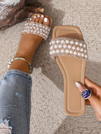 New Spring/Summer Fashion H Series Flat Sandals, Casual Roman-Style Slip-On Sandals, and Wedge Heels